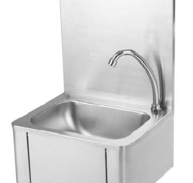 Hand wash S/S Sink Automatic with Back Splash 40 cm*35 cm