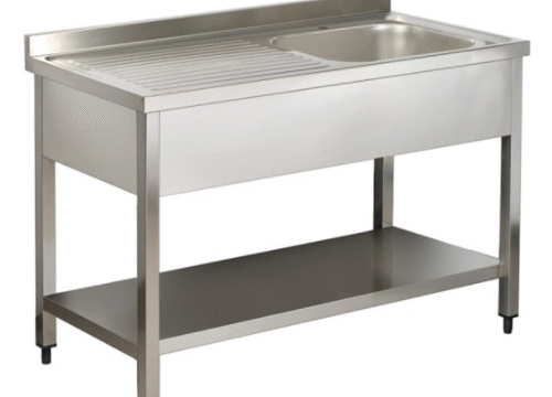 Stainless Steel Sink Single With Space Bowl 120*70