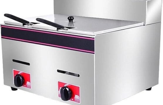 DEEP FRYER GAS DOUBLE BOWL