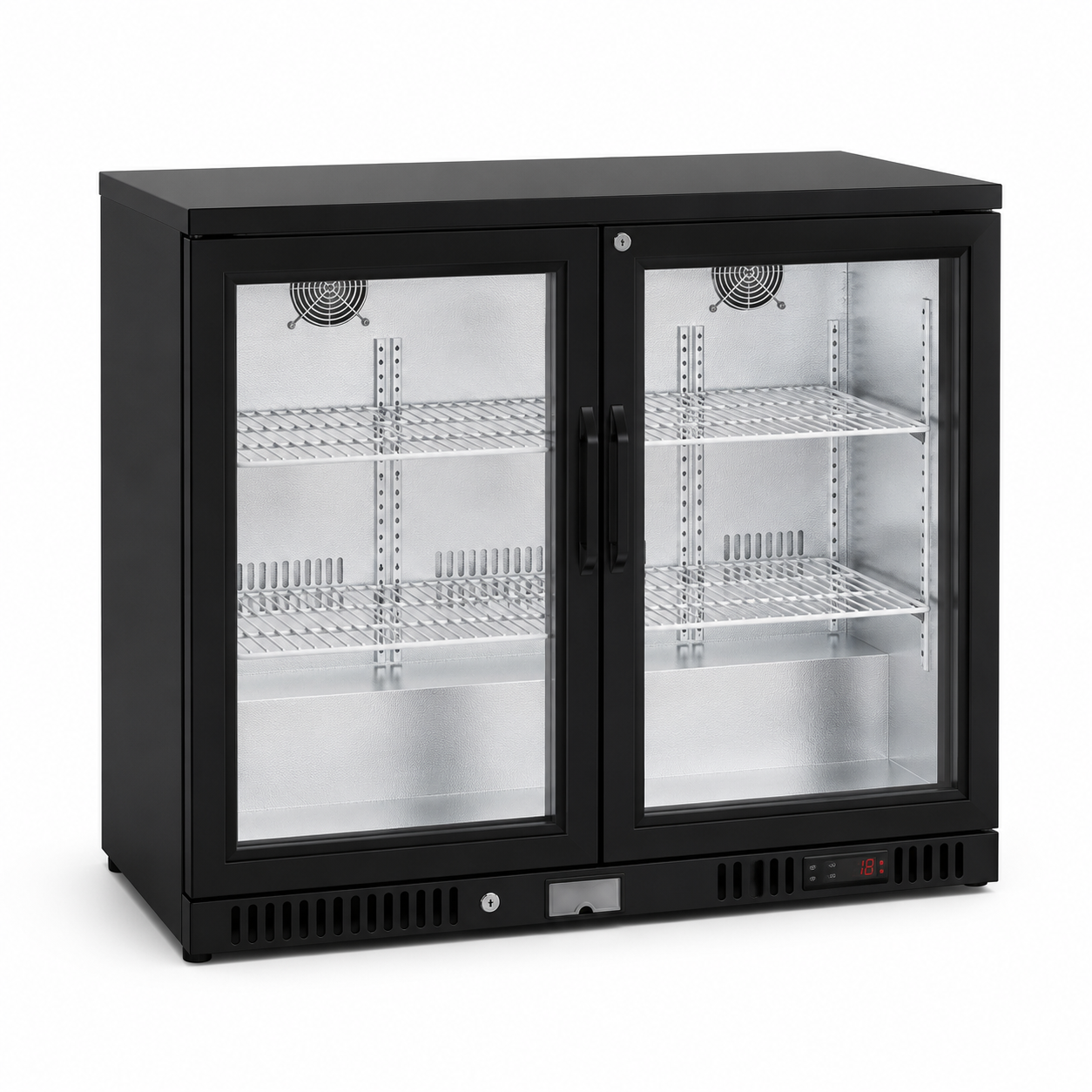 Image Jul 15, 2026, 05_23_22 PM Bar Cooler Double Door - Image 1