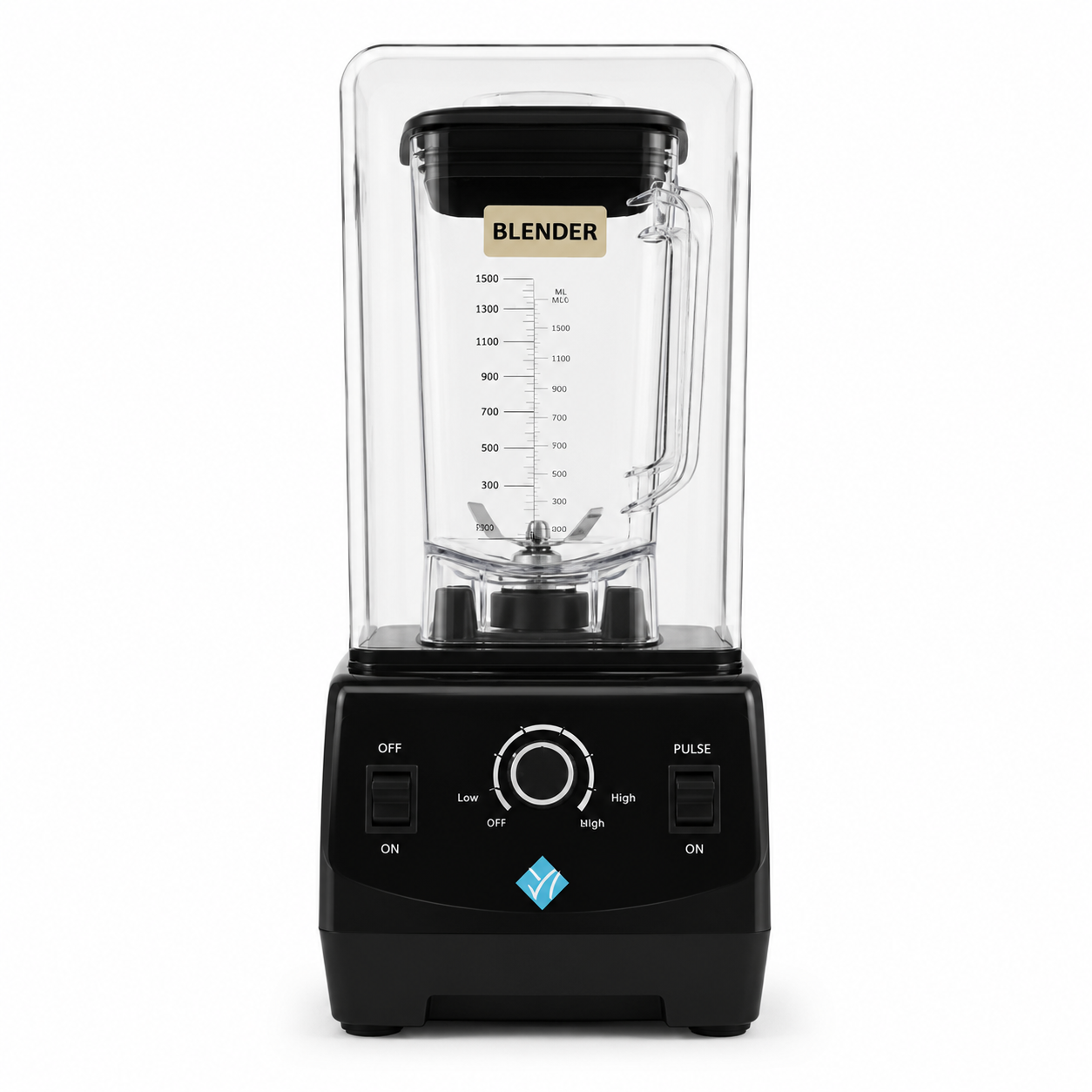 Image May 7, 2026, 11_04_26 AM Professional Blender with Soundproof Cover for Quiet Mixing | Multifunctional Commercial Mixer for Kitchen | Automatic Juicer 2200 watt - Image 1