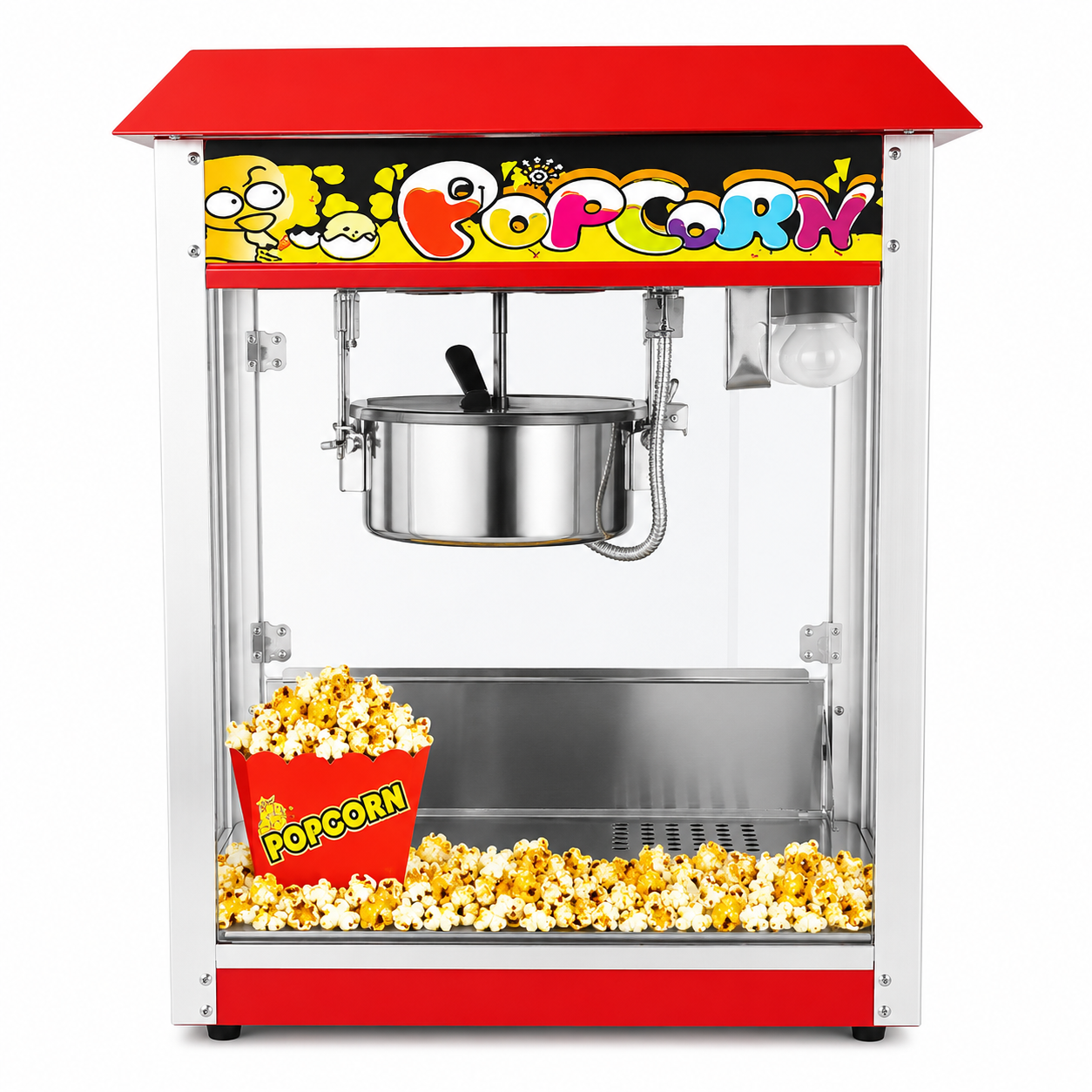 Image May 7, 2026, 11_49_43 AM Popcorn Machine Commercial and Home Electric - Image 1