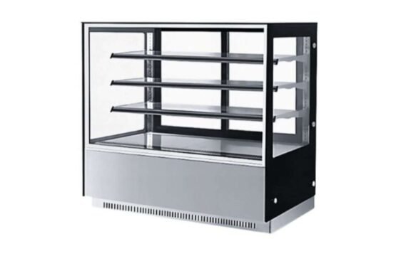 Cake Display Chiller 150 CM Square Stainless Steel
