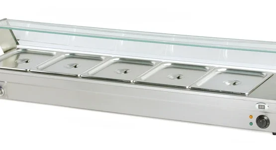 BAINMARY TABLE TOP 5 CONTAINER WITH GLASS