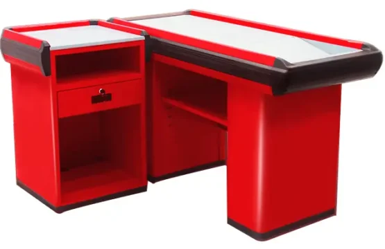 طاولة محاسبة كاشير للسوبرماركت قياس 1.2