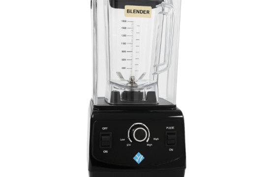 خلاط هفي ديوتي مع كفر عازل للصوت | خلاط احترافي صناعي للمطابخ و العصائر 2200 واط