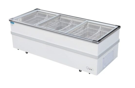 SUPERMARKET FREEZER 225 CM SLIDING DOORS