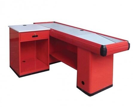 طاولة محاسبة كاشير للسوبرماركت قياس 1.8