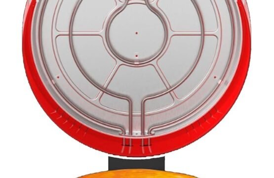 Roti/Tortilla/Pizza Bread Maker with a Viewing Window, Adjustable Temperature Control and Non-Stick Heating Plate 2200watt  40 cm