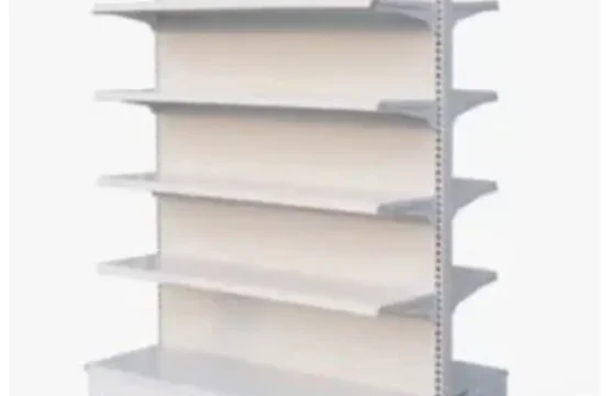Single and Double Supermarket Shelves 100cm