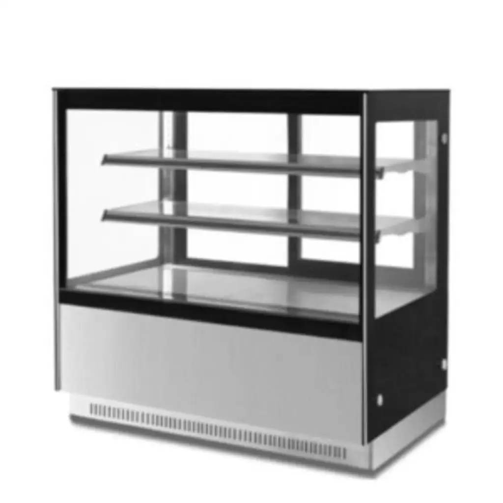 mizco.prod_154 Cake Display Chiller 120 CM Square Stainless Steel - Image 1