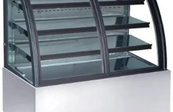 براد لعرض الكيك قياس 1.5 مقوس جرار ( سلايد ) من الامام