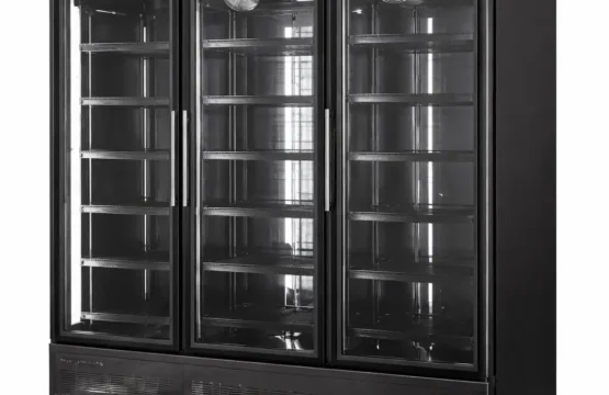 upright three door freezer full class