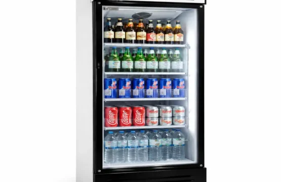 براد ثلاجة عرض زجاج واحد باب