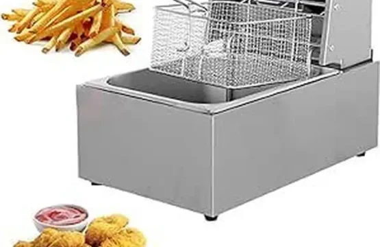 قلاية بطاطا كهربائية 6 لتر حوض واحد