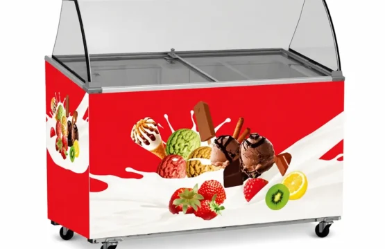 Ice Cream Display Freezer 7 bowl
