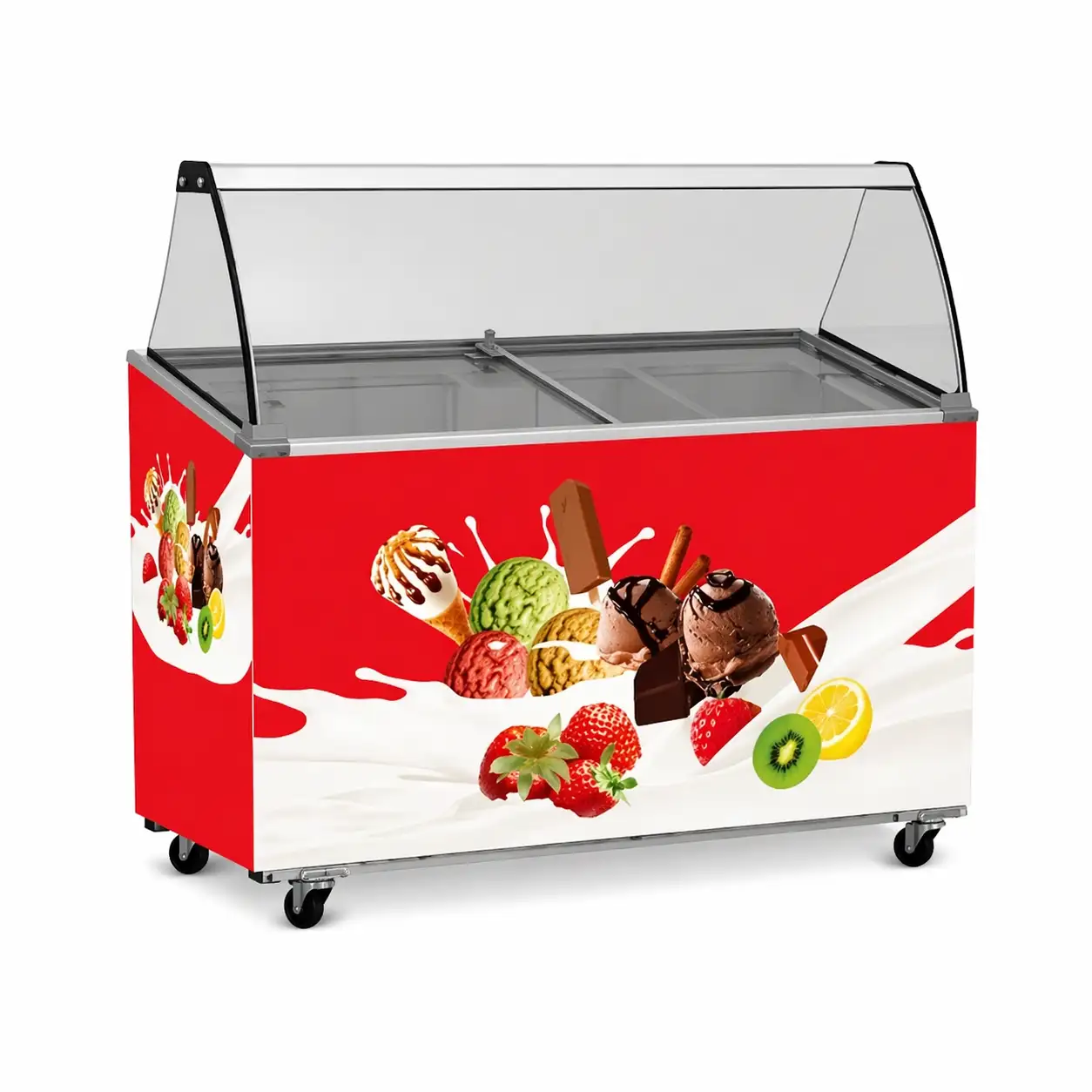 mizco.prod_404 Ice Cream Display Freezer 5 bowl - Image 1