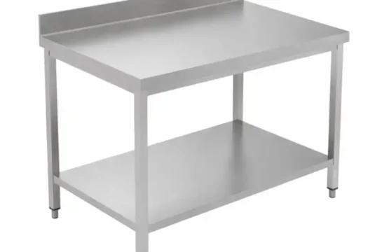 Staless Steel Working Table 80 cm with Back Splash