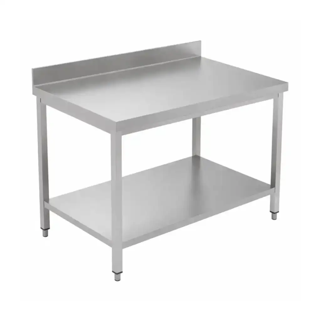 mizco.prod_421 Stainless Steel Working Table 100 cm with Back Splash - Image 1