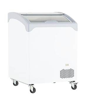 ‏Chest showcase display Freezer Sliding Door Carve Glass UGUR 100 WITH LED LIGHT