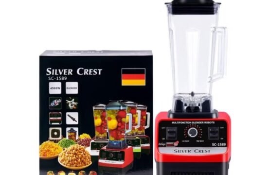 Heavy Duty Commercial Blender, 15 Speeds, Single Jars, 6 Blades for Juicing, Grinding, Chopping