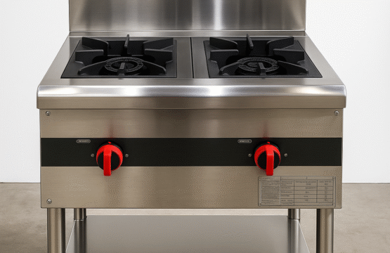 Gas Stove with 2 Powerful Burners