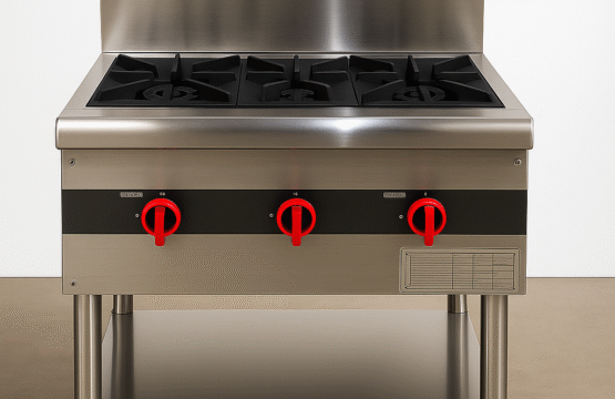 3-burner gas range