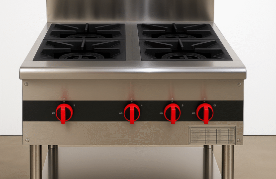 طباخ 4 شعلات ستانليس ستيل