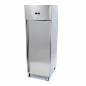 Stainless Steel Single Door Chiller & Freezer 2 in 1 Fan Cooling