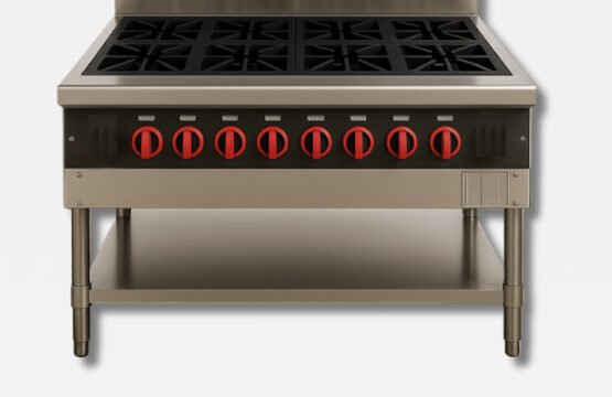 طباخ تجاري 8 شعلات - ستانليس ستيل