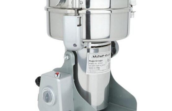 Commercial Home 1000g Large Capacity Stainless Steel Dry Grain Grinder, High Power Spice Grinder, Broken Powder Grinding Machine for Home/Restaurant/Hotel