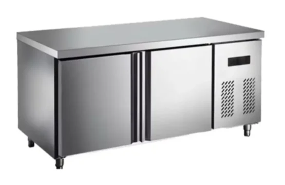 طاولة تبريد وتجميد من ستانليس ستيل 2 في 1 مع مروحة تبريد 150 سم