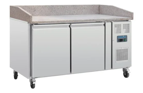 مطعم تجاري بيتزا سلطة فواكه عرض طاولة تحضير مبرد مجمد بارد بار سلطة مبرد ثلاجة 1.5 متر