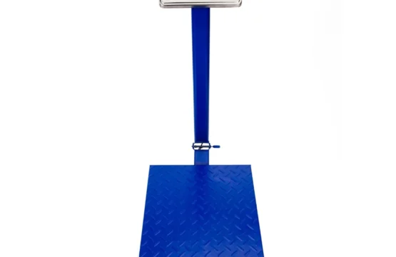 Industrial Platform Scale Weight,Computing Digital Scale, with Accurate KG Price Calculator High-Definition Display, Foldable Rechargeable for Weighing Luggage Package Shipping (Capacity 300KG)