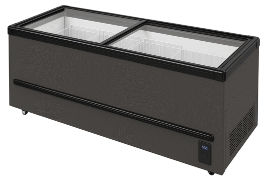 Commercial Chest Freezer with Glass Sliding Lids 2Meter