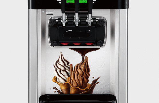 Ice Cream Machine Stainless Steel Table Top Model Milano