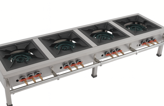 Gas Stove 4 Burner Commercial heavy duty Stainless Steel