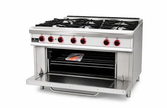 Gas 6-Burner Stove with Full Oven