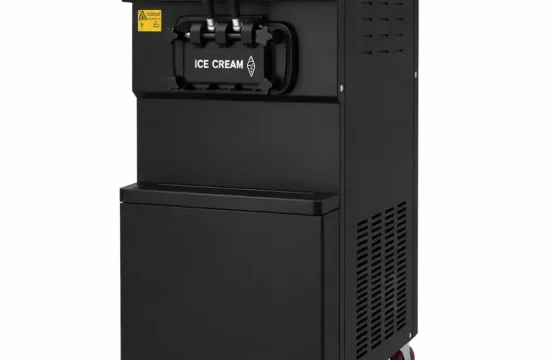 IceKemo Commercial Dual Compressor Soft Ice Cream Machine, Floor Model (Black)