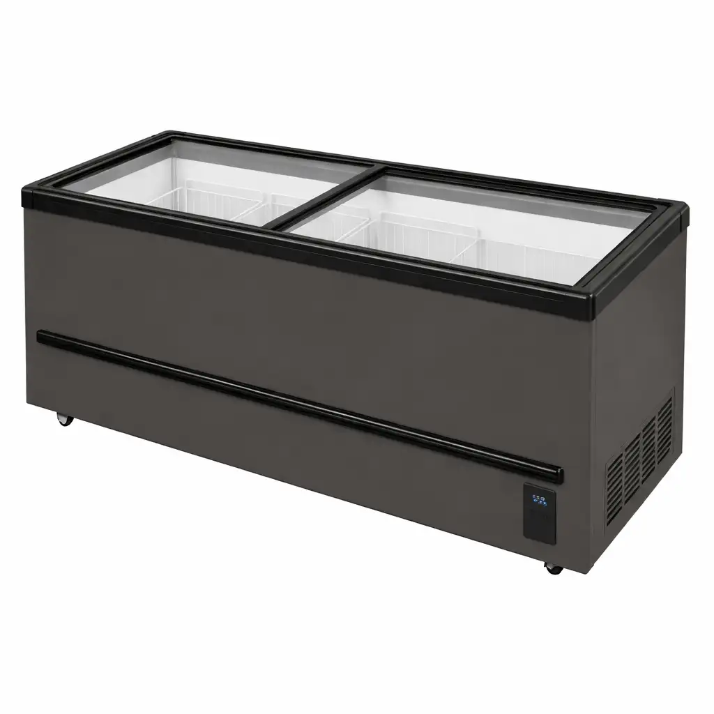 mizco.prod_69 Commercial Chest Freezer with Glass Sliding Lids 2 Meter - Image 1