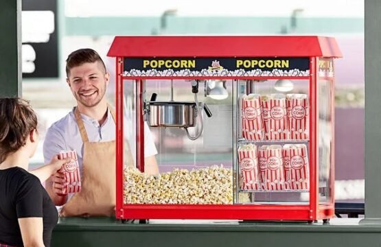 Commercial Food Warmer – Large Popcorn Machine / Popcorn Warming Showcase