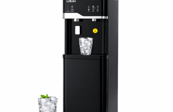 Water Dispenser with Ice Maker – Black
