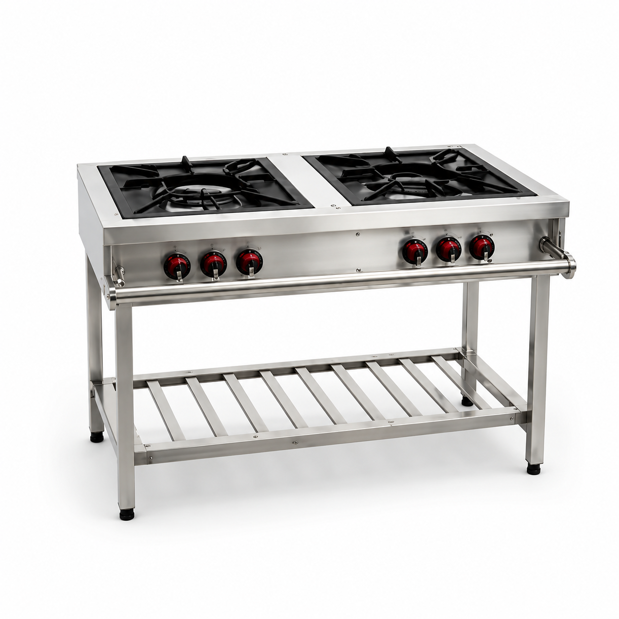 Image Jun 22, 2026, 06_00_42 PM 2 Burner Gas Stand Type Cooking Range - Image 1