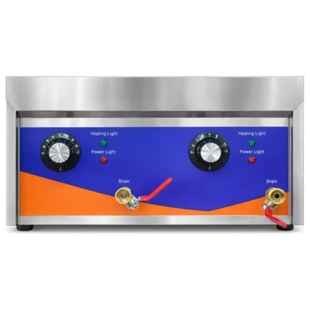 mizco.prod_17 4 Basket Electric Noodle Cooker – Double Tank - Image 1