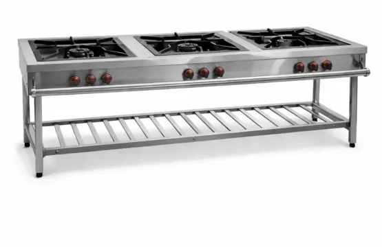 Stand Type Cooking Range – 3 Burner Gas (Model Gold)