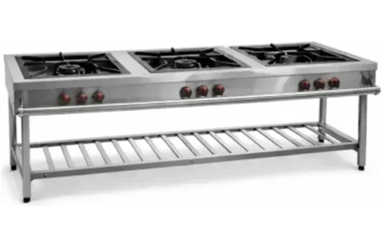 Stand Type Cooking Range – 3 Burner Gas (Model Gold)