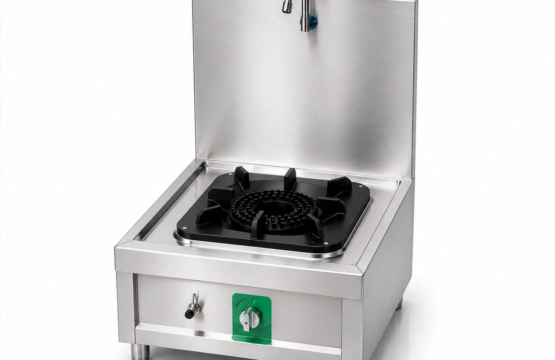 Single Burner Cooking Range with Water Line – Gold Model