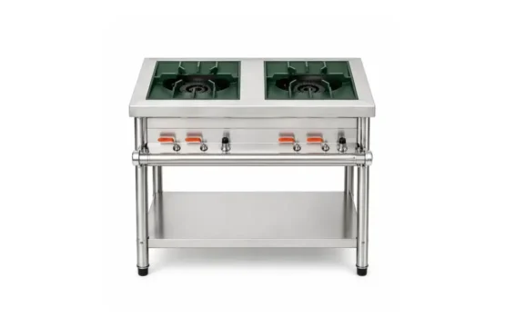 2 Burner Cooking Range – Gold Medium Size