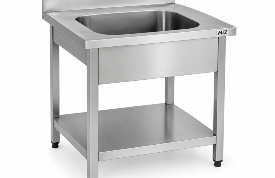 Single Bowl Stainless Steel Sink 70×70 cm