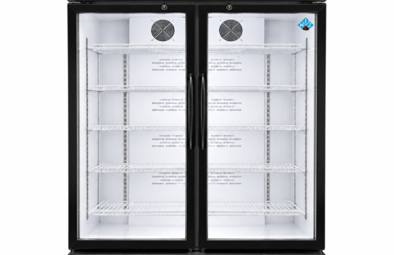 MIZ Double Glass Door Upright Display Chiller – 670L